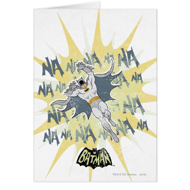 NANANANANA Batman Graphic Hälsningskort (Framsidan)