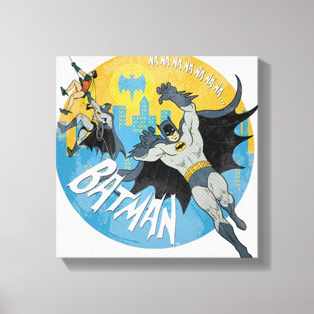 NANANANANA Batman Icon Canvastryck (Framsida)