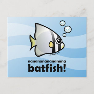 Nananananana Batfish! Vykort