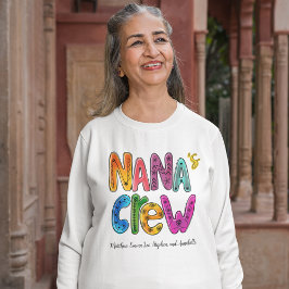 Nanas Anpassningsbar för besättningstypning Monogr T Shirt