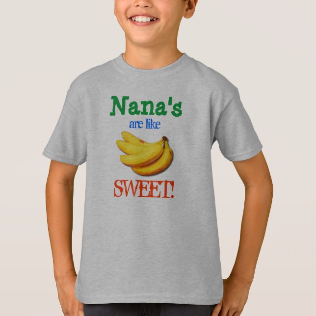 Nanas är den lika knäpp SÖTA tshirten Tee (Framsida)