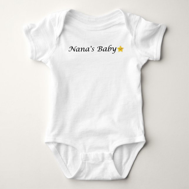 Nanas Baby-Baby Bodykostym T Shirt (Framsida)