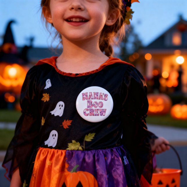 Nanas Boo-gäng Halloweengrymt  Knapp (Skapare uppladdad)
