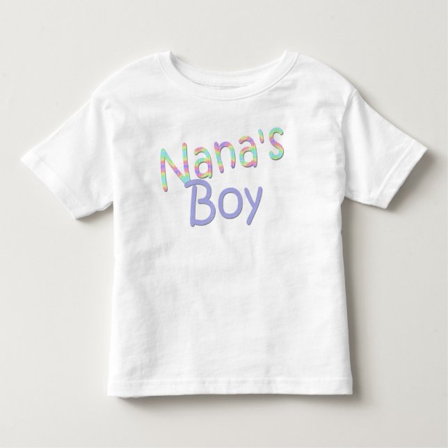 Nanas Boy Småbarn Shirt Tee Shirt (Framsida)