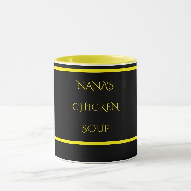 "NANA'S" CHICKEN SOPPA kaffe eller te mugg. Mugg (Center)