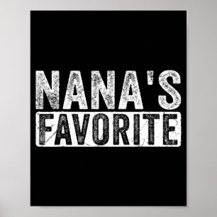 Nanas favorit söta familjen Granhild Citat Stolt G Poster