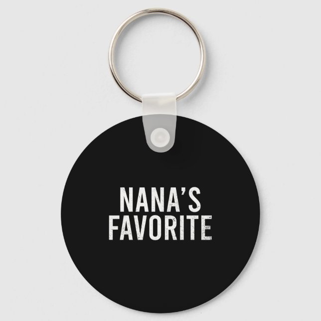 Nana's Favorite Family Baby Granhild Quote  Nyckelring (Framsida)