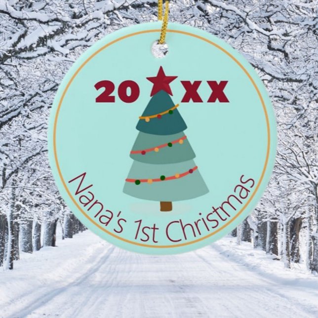 Nanas första julfoto Ornament (Skapare uppladdad)