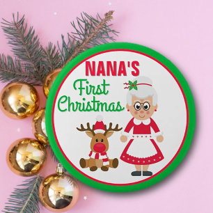Nanas första julknapp knapp