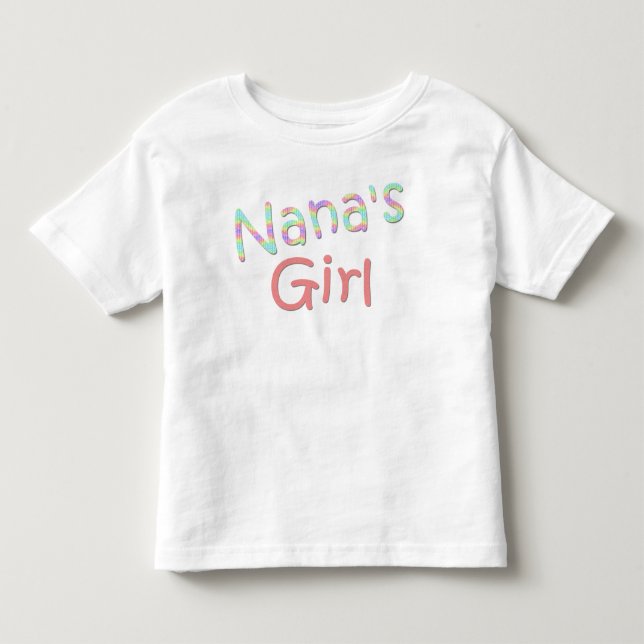 Nanas Girl Småbarn Shirt Tee (Framsida)