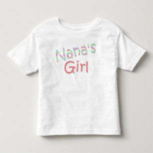 Nanas Girl Småbarn Shirt Tee Shirt