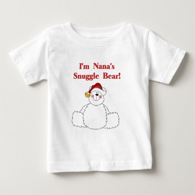 Nanas Helgdagar för nybörjare vid jul T Shirt (Framsida)