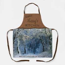 Nanas Hett Chocolate Snö All-over Print Apron