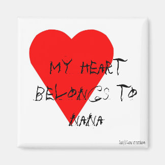 Nanas hjärta Magnet