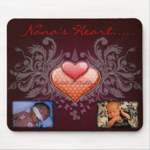 Nanas hjärta Mousepad Musmatta