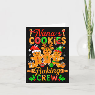 Nanas julgodis bakande besättning Rolig bagare pep Kort