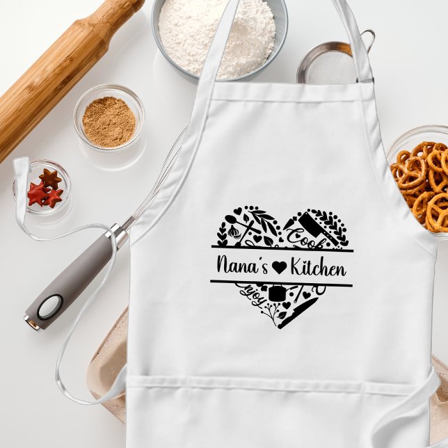 Nanas Kitchen Heart Apron Förkläde (Skapare uppladdad)