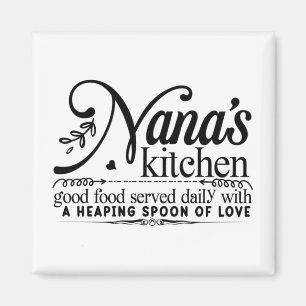Nanas köksverk magnet
