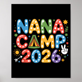 Nanas läger 2026 campingpersonal familjens semeste poster