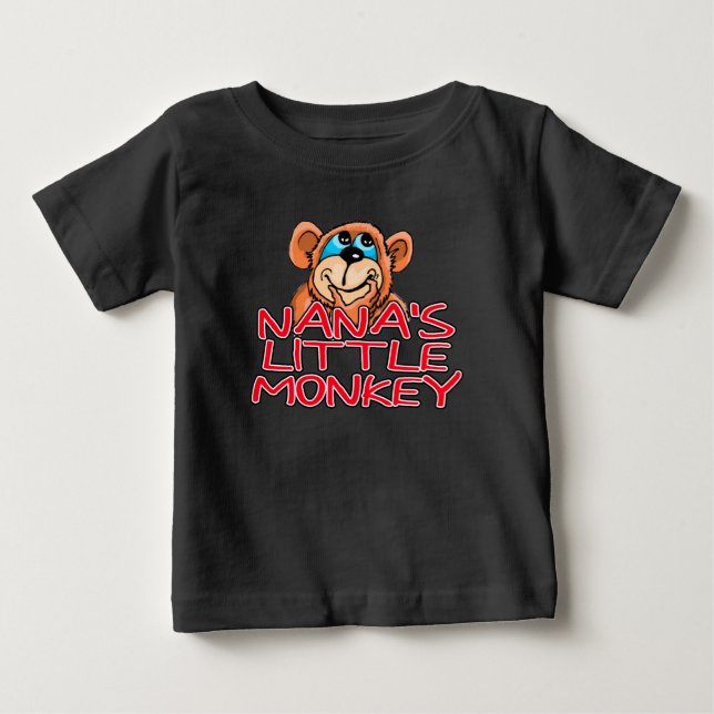 Nanas lilla apa tee shirt (Framsida)