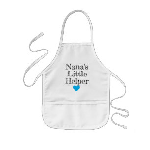 Nanas lilla hjälpare Barnbarn Kids' Apron Barnförkläde
