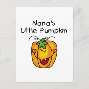 Nanas lilla Pumpkin T-shirts och presenter Vykort