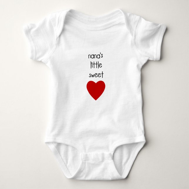 Nanas lite älskling t-shirt (Framsida)