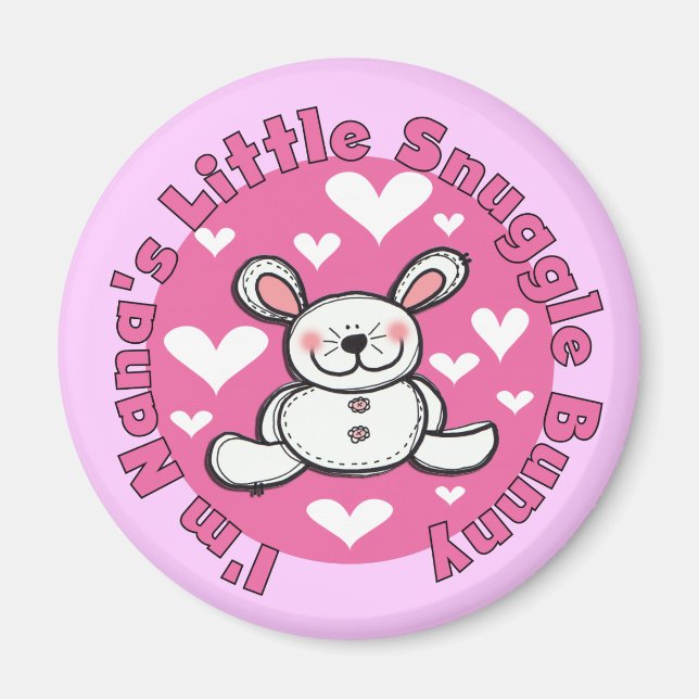 Nanas lite Snugglekanin Magnet (Framsidan)