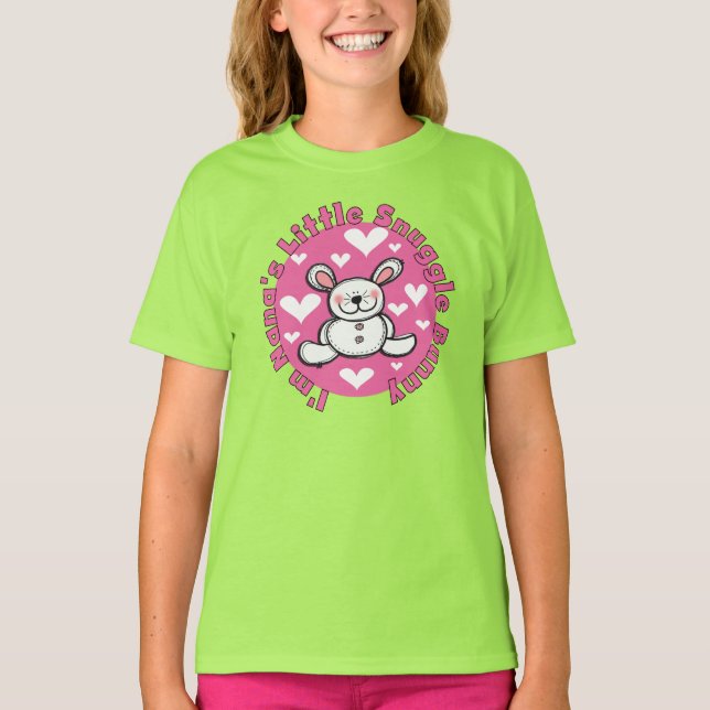 Nanas lite Snugglekanin T-shirt (Framsida)