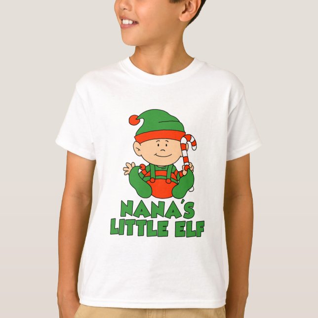 Nanas LIttle Elf Cute-Tecknad Tröja (Framsida)