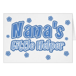 Nana's Little Helper Hälsningskort