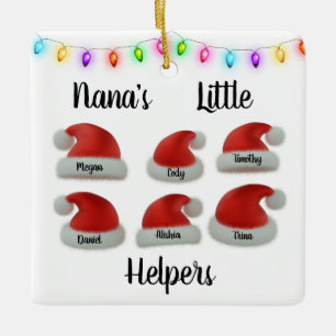 Nana's Little Helpers Julgransprydnad Keramik