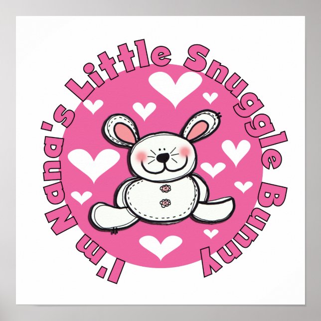 Nana's Little Snuggle Bunny Poster (Framsidan)