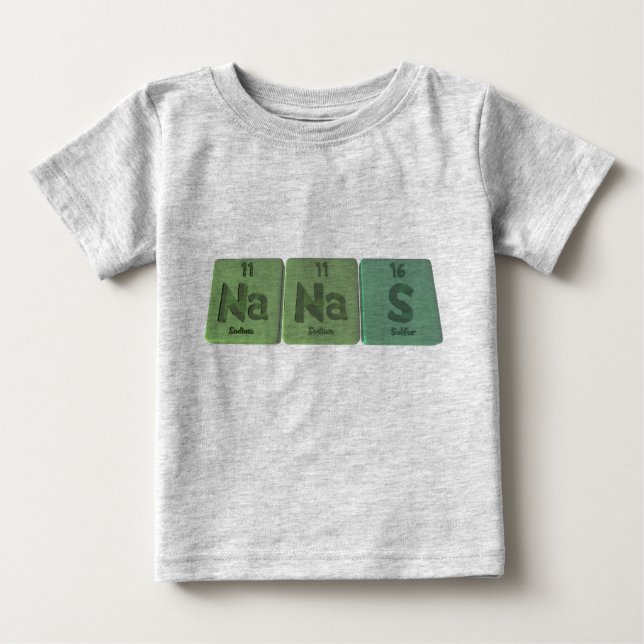 Nanas-Na-Na-S-Sodium-Sodium-Sulfur.png T-shirt (Framsida)