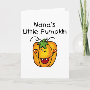 Nanas pumpaHalloween T-tröja och gåvor Kort