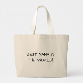 Nanas stora Tote Bag Kärlek Jumbo Tygkasse
