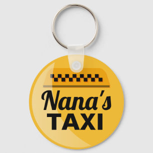 Nanas taxi tjänste- Keychain Nyckelring