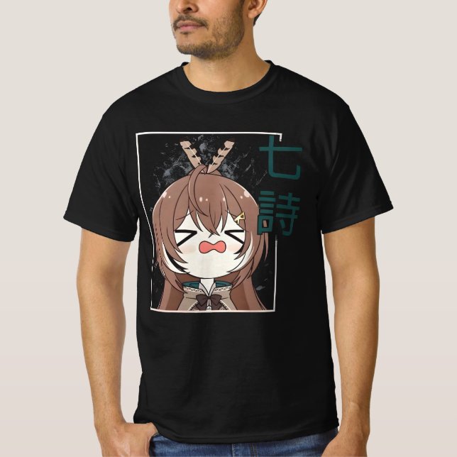 Nanashi Mumei Hololive T Shirt (Framsida)
