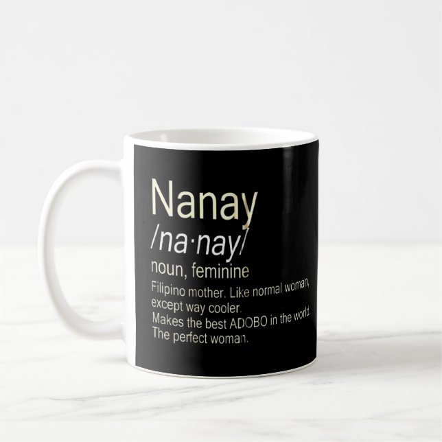 Nanay Filipino Mamma Kaffemugg (Vänster)