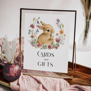 Nånbunny babyskårskort och presenter Poster