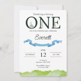 Nånbunny första födelsedagsinbjudan inbjudningar