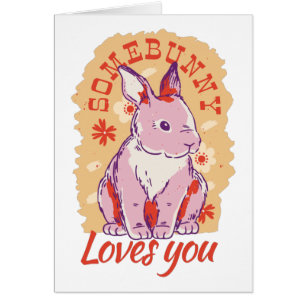 Nånbunny Kärlek You All Occasasations Hälsningskort