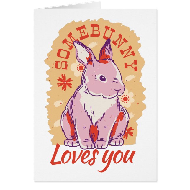 Nånbunny Kärlek You All Occasasations Hälsningskort (Framsidan)