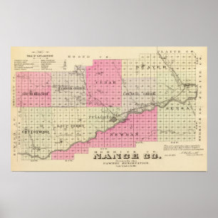 Nance County Nebraska Poster