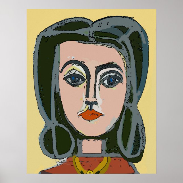 Nancy 5 i Abstrakt Poster (Framsidan)