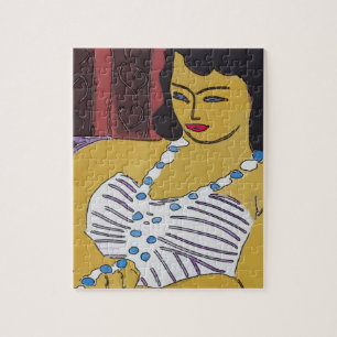 Nancy Abstrakt Summer Jigszle Puzzle Pussel