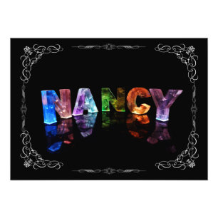 Nancy - den kända Nancy i 3D tänder (fotografera Fototryck