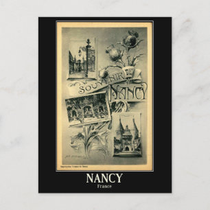 Nancy, Frankrike, Vintage Vykort