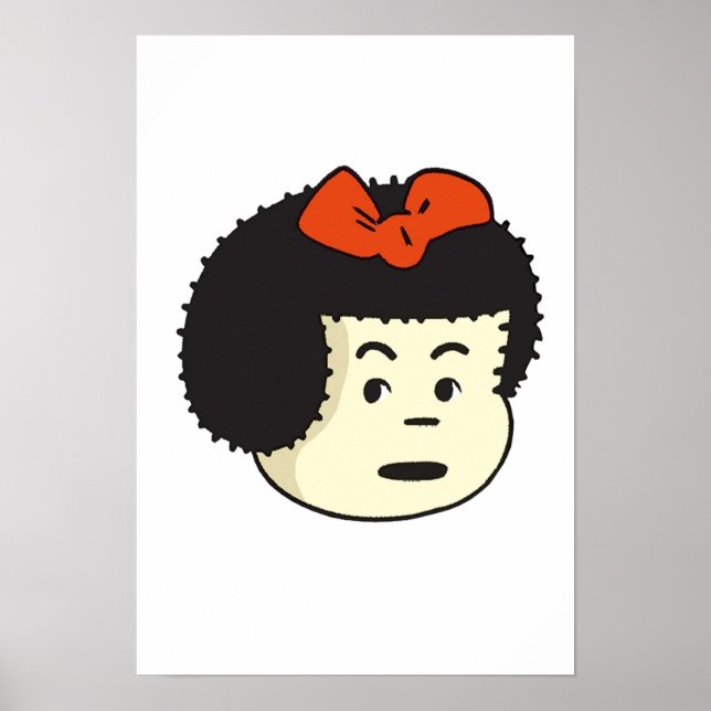 Nancy fritz ritz tecknad strimla poster (Framsidan)