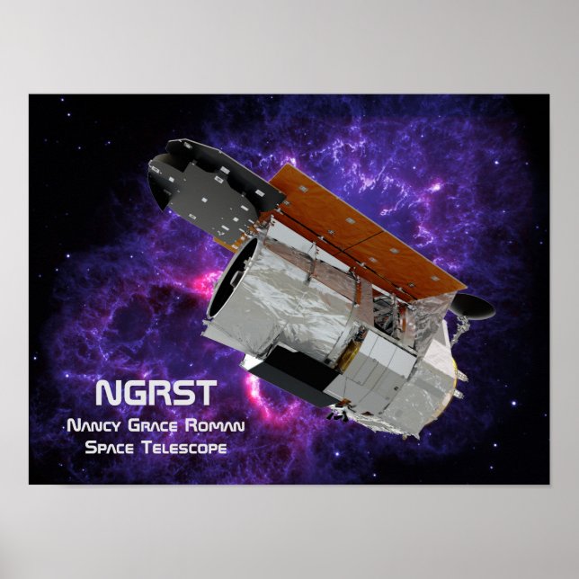 Nancy Grace Roman-rymdteleskopet Poster (Framsidan)